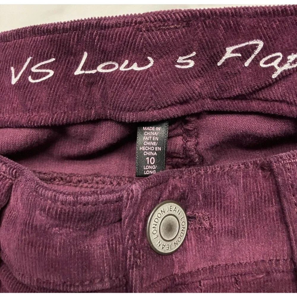 London Jeans Magenta Corduroy Pants Size 10 Tall - Picture 5 of 7